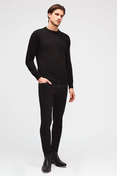 7 For All Mankind - Ronnie Tapered Luxe Performance Plus Black